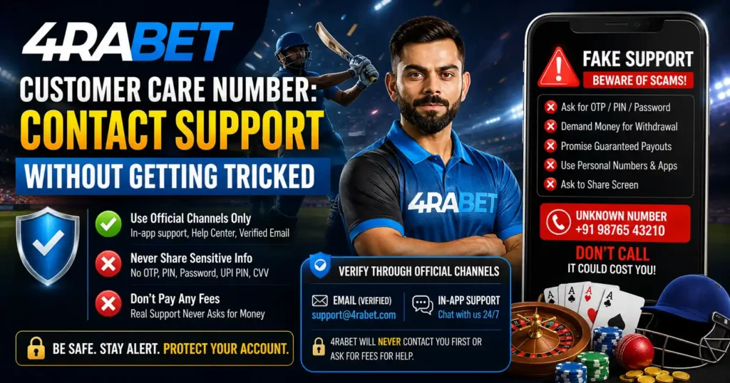 4rabet Customer Care Number Contact Support Without Getting Tricked